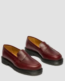 Delapre Penny Loafer in Burgundy