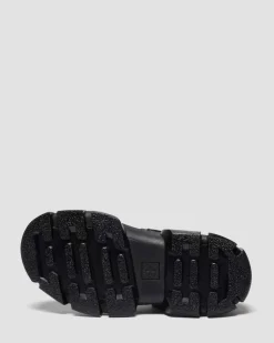 DMXL MARY JANE LEDER SCHUHE in Schwarz