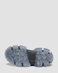 DMXL V2 MARY JANE SCHUHE in Blau & Silber