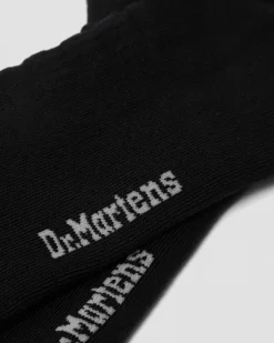 Double Doc Bio Baumwollsocken in Schwarz