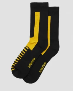 Double Doc Bio Baumwollsocken in Schwarz