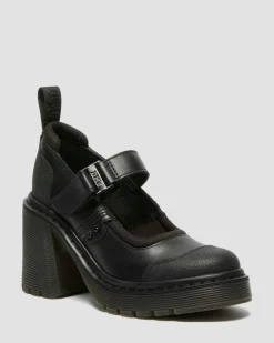 Eviee Tech Strap Mary Jane Absatzschuhe in Schwarz