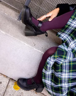 Eviee Tech Strap Mary Jane Absatzschuhe in Schwarz