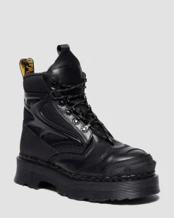 EXOSHIELD XX01 Lederstiefel mit Stahlkappe in Schwarz