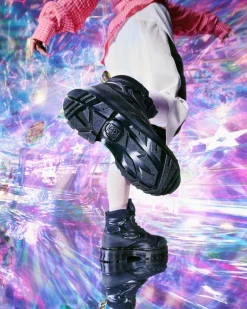 EXOSHIELD XX01 Lederstiefel mit Stahlkappe in Schwarz