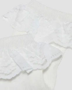 Frill Organic Baumwollsocken in Weiß