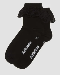 Frill Organic Baumwollsocken in Schwarz