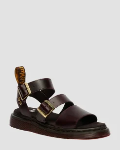 Gryphon Atlas Leder Gladiatorsandalen in Charro