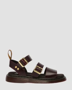 Gryphon Atlas Leder Gladiatorsandalen in Charro