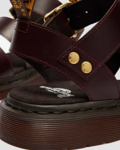 Gryphon Atlas Leder Gladiatorsandalen in Charro