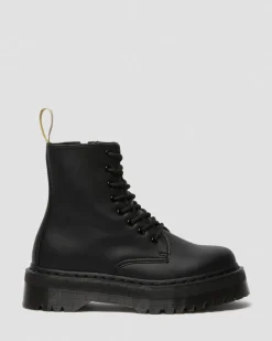 Jadon II Mono Vegan Plateaustiefel in Schwarz