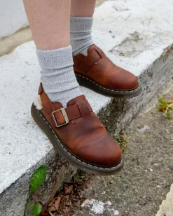 Jorge II Faux Fur Gefütterte Mules in Warm Tan