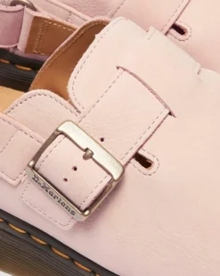 Jorge Ii Nubuck Leder Mules in Puderrosa