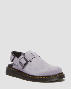 Jorge II Wildleder Mules in Lila