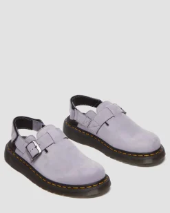 Jorge II Wildleder Mules in Lila
