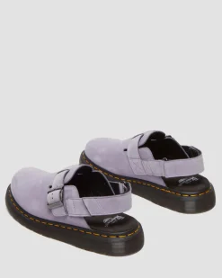 Jorge II Wildleder Mules in Lila