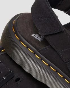 Jorge II Wildleder Mules in Schwarz
