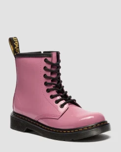 Junior 1460 Patent Lamper Leder Stiefel in Dms Pink