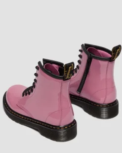 Junior 1460 Patent Lamper Leder Stiefel in Dms Pink