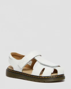 Junior Moby II Lederband Sandalen in Weiß