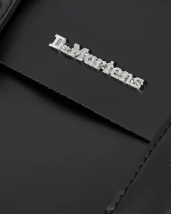 Kiev Glattleder Laptop Rucksack in Schwarz
