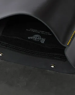 Kiev Glattleder Mini Rucksack in Schwarz