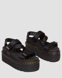 Kimber II Logo Webbing Sandalen in Schwarz