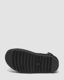 Kimber II Logo Webbing Sandalen in Schwarz