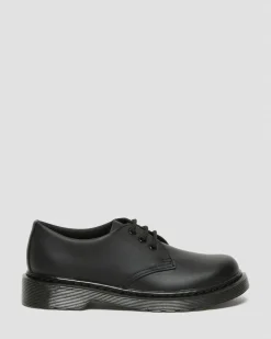 Kinder 1461 Mono Softy T Lederschuhe in Schwarz