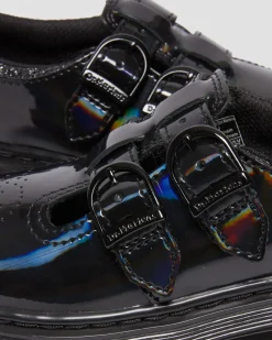 Kinder 8065 Rainbow Mary Jane Schuhe in Schwarz