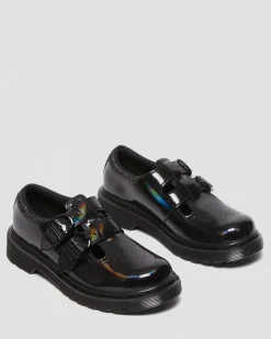 Kinder 8065 Rainbow Mary Jane Schuhe in Schwarz