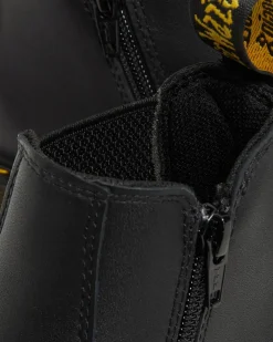 Kinder 2976 Softy T Leder Chelsea Boots in Schwarz