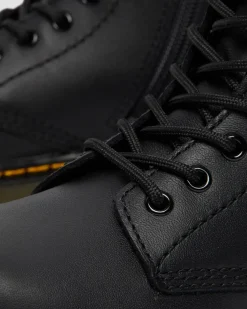 Kinder 1460 Softy T Leder Schnürstiefel in Schwarz
