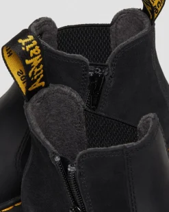 Kinder 2976 Wintergrip Wildleder Chelsea Boots in Schwarz