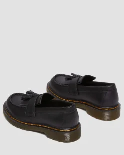 Kinder Adrian Leder Loafer in Schwarz