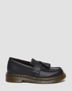 Kinder Adrian Leder Loafer in Schwarz