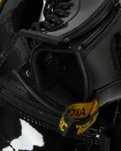 Kleinkind 1460 Lacklederstiefel in Schwarz