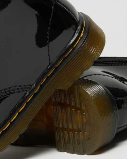 Kleinkind 1460 Lacklederstiefel in Schwarz