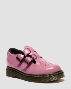 Kleinkind 8065 Mary Jane Patent Lamper Leder Schuhe in Dms Pink