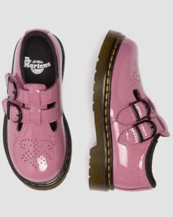 Kleinkind 8065 Mary Jane Patent Lamper Leder Schuhe in Dms Pink