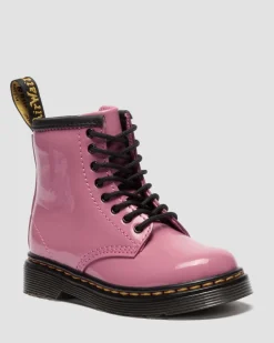 Kleinkind 1460 Patent Lamper Leder Stiefel in Dms Pink