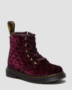 Kleinkind 1460 Samt Schnürstiefel