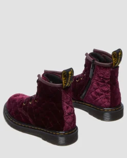 Kleinkind 1460 Samt Schnürstiefel
