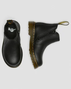 Kleinkind 2976 Softy T Leder Chelsea Boots in Schwarz