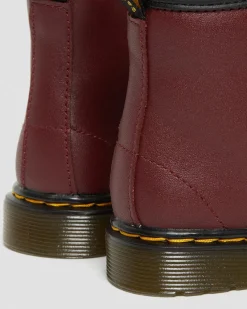 Kleinkind 1460 Softy T Leder Schnürstiefel in Cherry Red