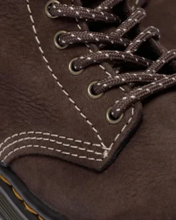 Kleinkind 1460 Tumbled Nubuck Stiefel in Dunkelbraun