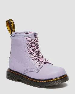 Kleinkind 1460 Virginia Leder Schnürstiefel in Lavendel
