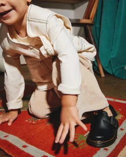 Kleinkind Jorgie Leder Mules in Schwarz