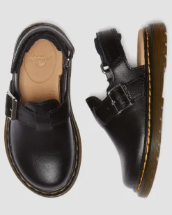 Kleinkind Jorgie Leder Mules in Schwarz