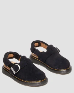 Kleinkind Jorgie Wildleder Mules in Schwarz